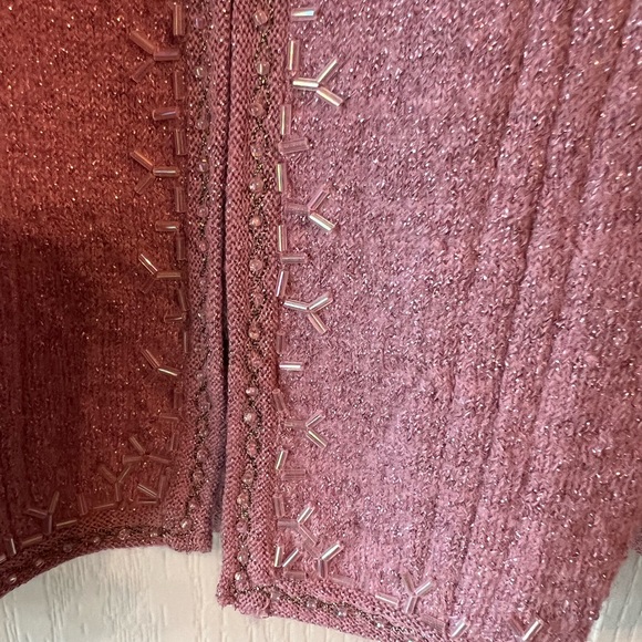 Embellished zipper womens sweater - Picture 5 of 6